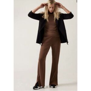 Athleta Venice Flare Pant, Mahogany, Size Small